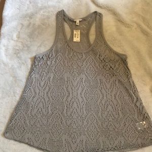 Distressed Grey Tank Top